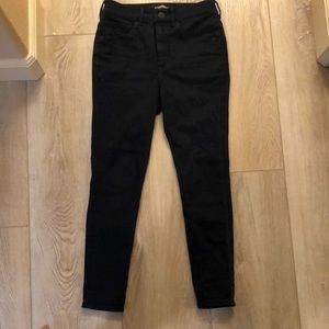 Lightly worn black jeans